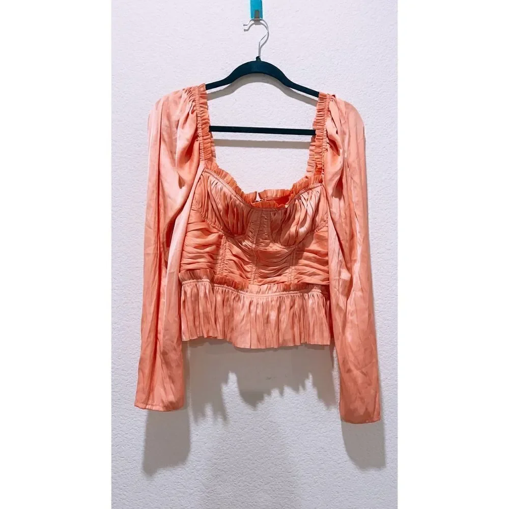 Ulla Johnson Mia Blouse in Tuberose US10